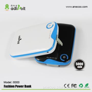 Adivolt 5000mAh fashionable power bank for all mobilephone